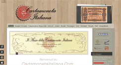 Desktop Screenshot of cartamonetaitaliana.com